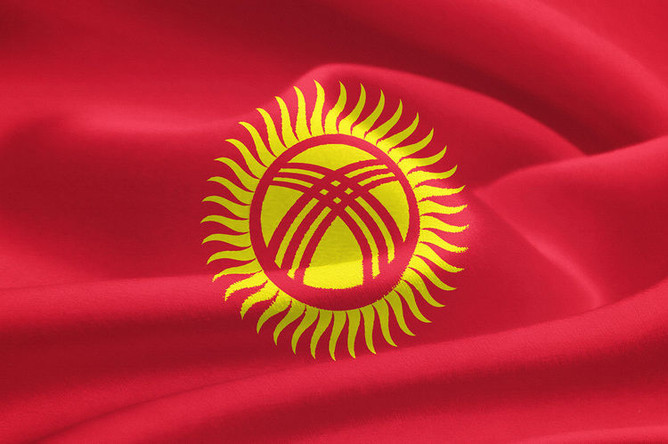 Флаг Кыргызстана